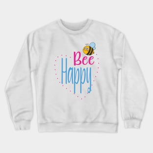 Be Happy Kid's Cute Bee Crewneck Sweatshirt